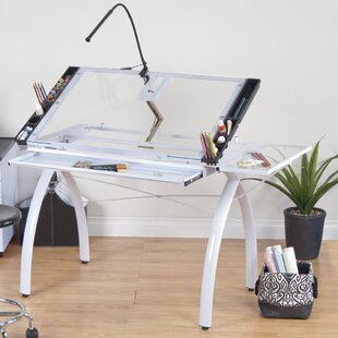 Single Station Drawing Table with One Drawer Reference Surface