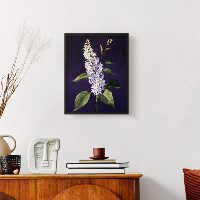 Série FLORAL CCxxvii - reproduction encadrée de qualité supérieure - prête à être accrochée - aucun clou requis