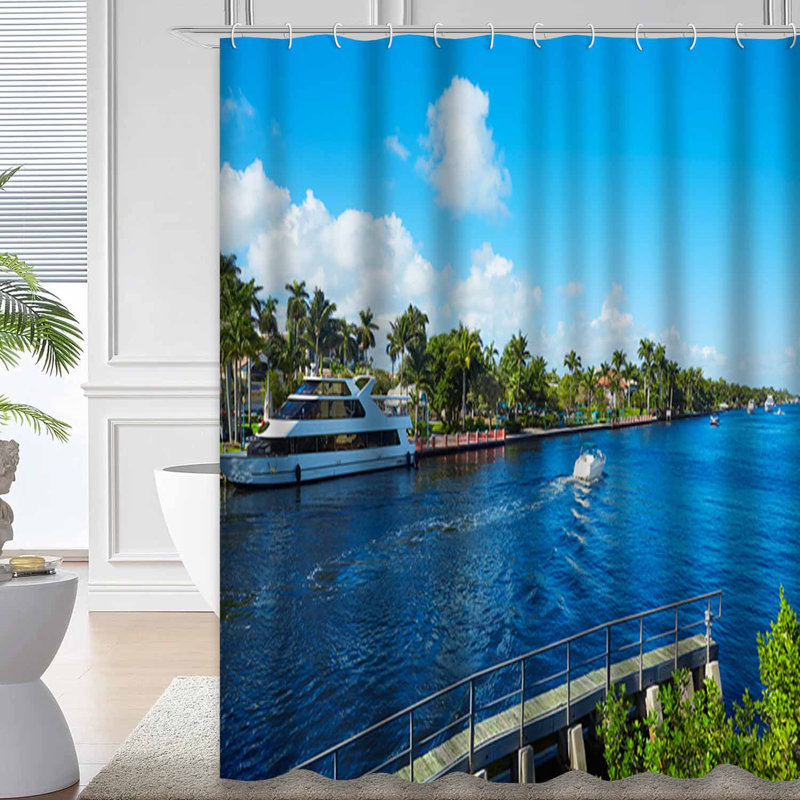 Plage, ruisseau, Floride, États-Unis, États-Unis, côte bleue avec 12 crochets, L 72 po x l 72 po