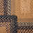 Braided Flat Weave Jute Striped Rug-45434946