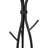 Coat Rack, Hall Tree, Free Standing, 11 Hooks, Entryway, 74"H, Bedroom, Black Metal, Contemporary, Modern-842123378