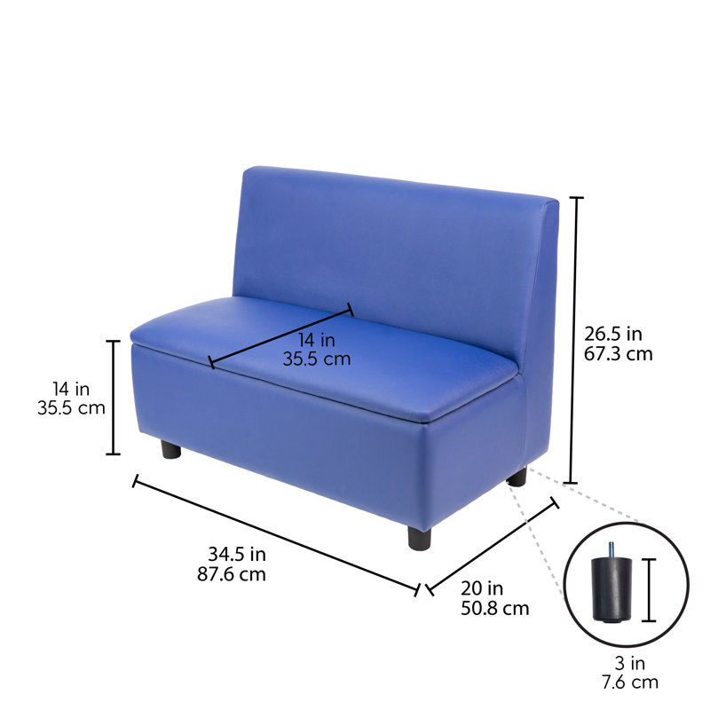 Canapé modulaire Kid Comfort - bleu, Blue