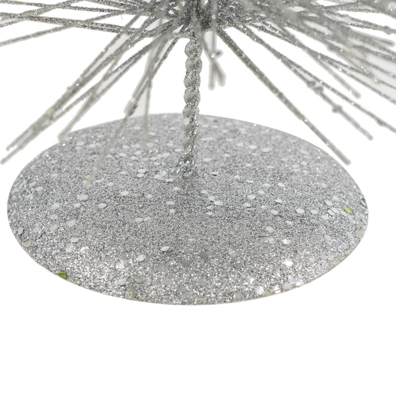 Ombre Trees - 15.7"H - Set of 4 - White/Silver