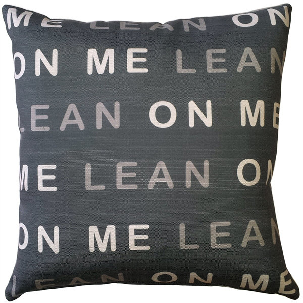  Coussin décoratif intérieur / extérieur Lean on Me, Blanc