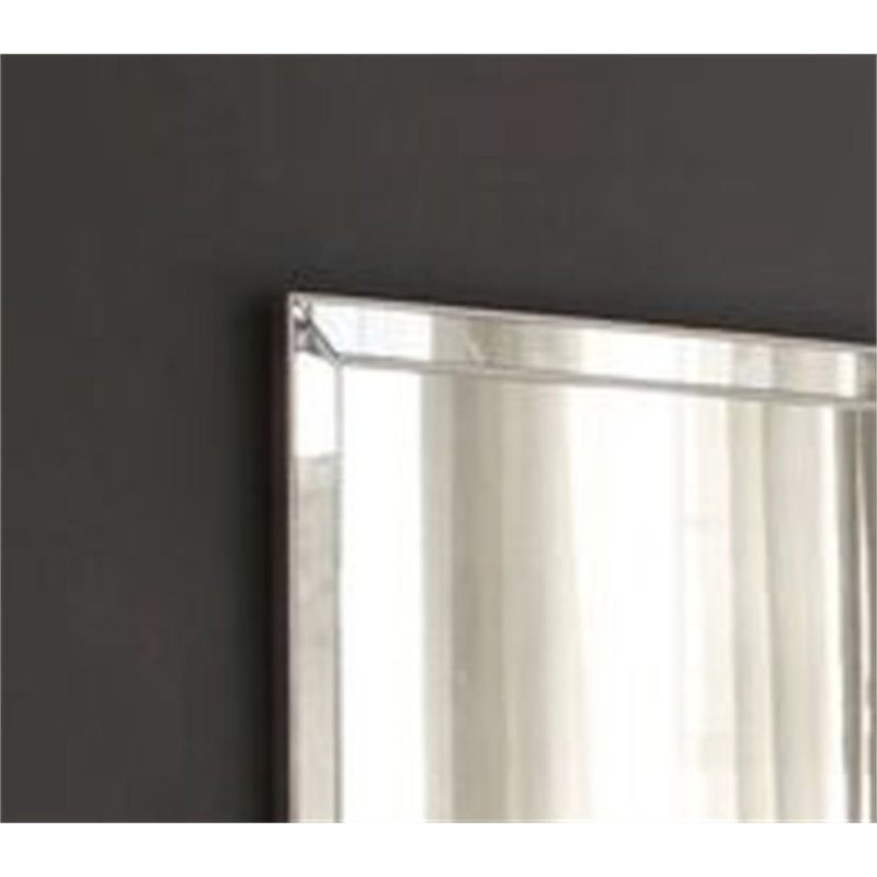 Miroir Voeville II à finition platine (miroir inclus seulement)