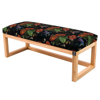 Velvet Upholstered Bench