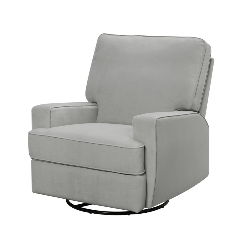 Gutshall Swivel Reclining Glider, Grey