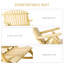 Banc double berçant en bois
