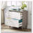 Lateral File Cabinet with Drawers Office Storage Printer Stand Organizer Unit