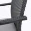 Chaise de salle à manger - Solution de siège d'extérieur exquise avec finition en osier et coussins amovibles pour un confort ultime