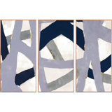 Weave Triptych Print by ZBC House Art