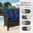 Anahit Outdoor Wicker Loveseat with Cushions-348002952