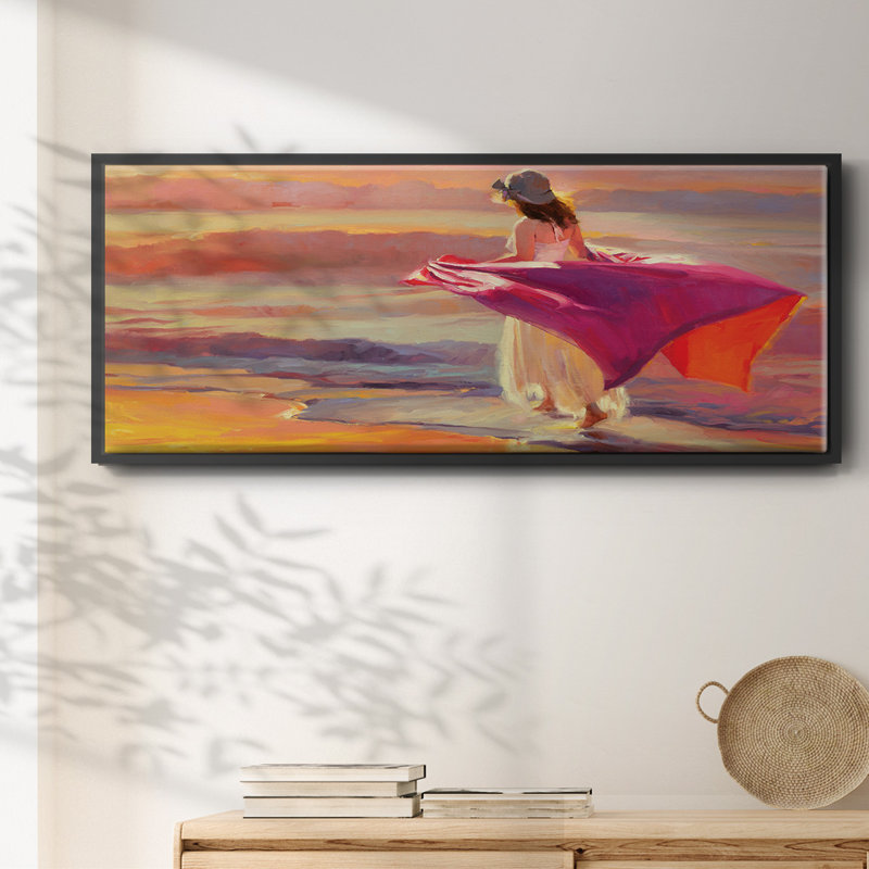 Catching the Breeze- Framed Canvas, 20" H x 50" W