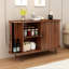 Buffet avec rangement et portes coulissantes doubles