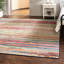 Tapis rayé rose / orange / bleu Muehlebach-428480294