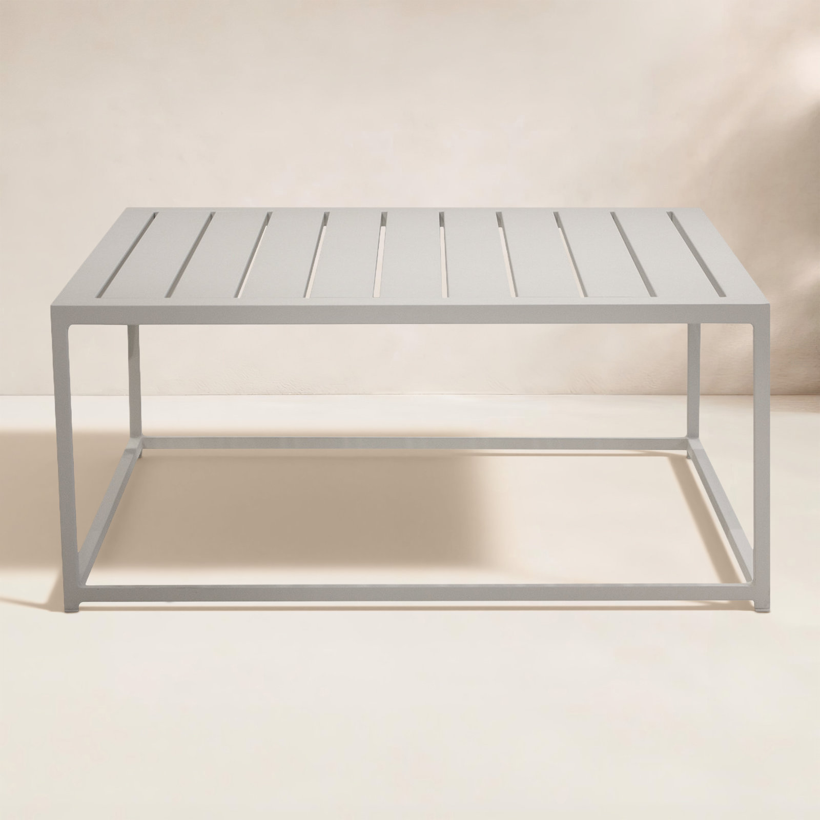 Marselia 36'' Outdoor Side Table, White