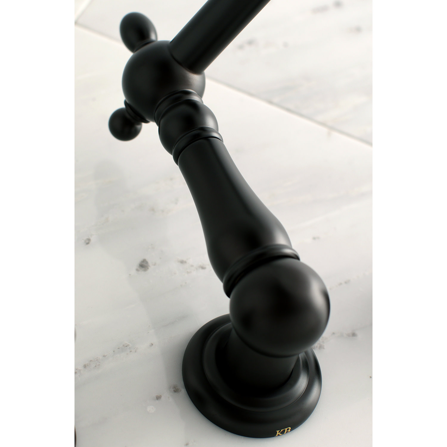 Kingston Brass Heritage Two-Handle 3-Hole Wall Mount Roman Tub Faucet, Oil Rubbed Bronze