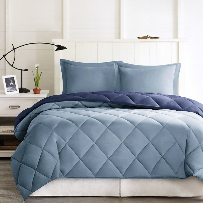 Édredon 3 m avec tissu doux et motif réversible pour une nuit douillette 100% traitement microbien