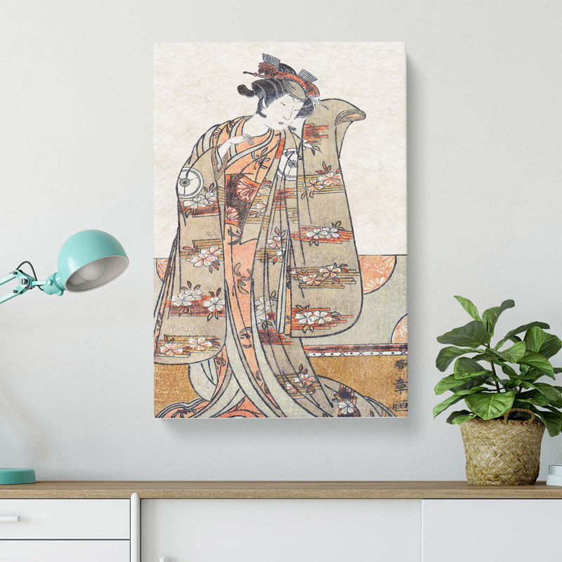 Iwai Hanshiro by Katsukawa Shunsho - Wrapped Canvas Painting, 50cm H x 35cm W x 3cm D