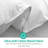 All Season 750in³/oz Fill Power Down & Feather Blend Comforter, Lightweight Duvet Insert, White-91666170