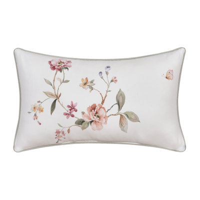 Charlotte Boudoir Decorative Throw Pillow Ivory
