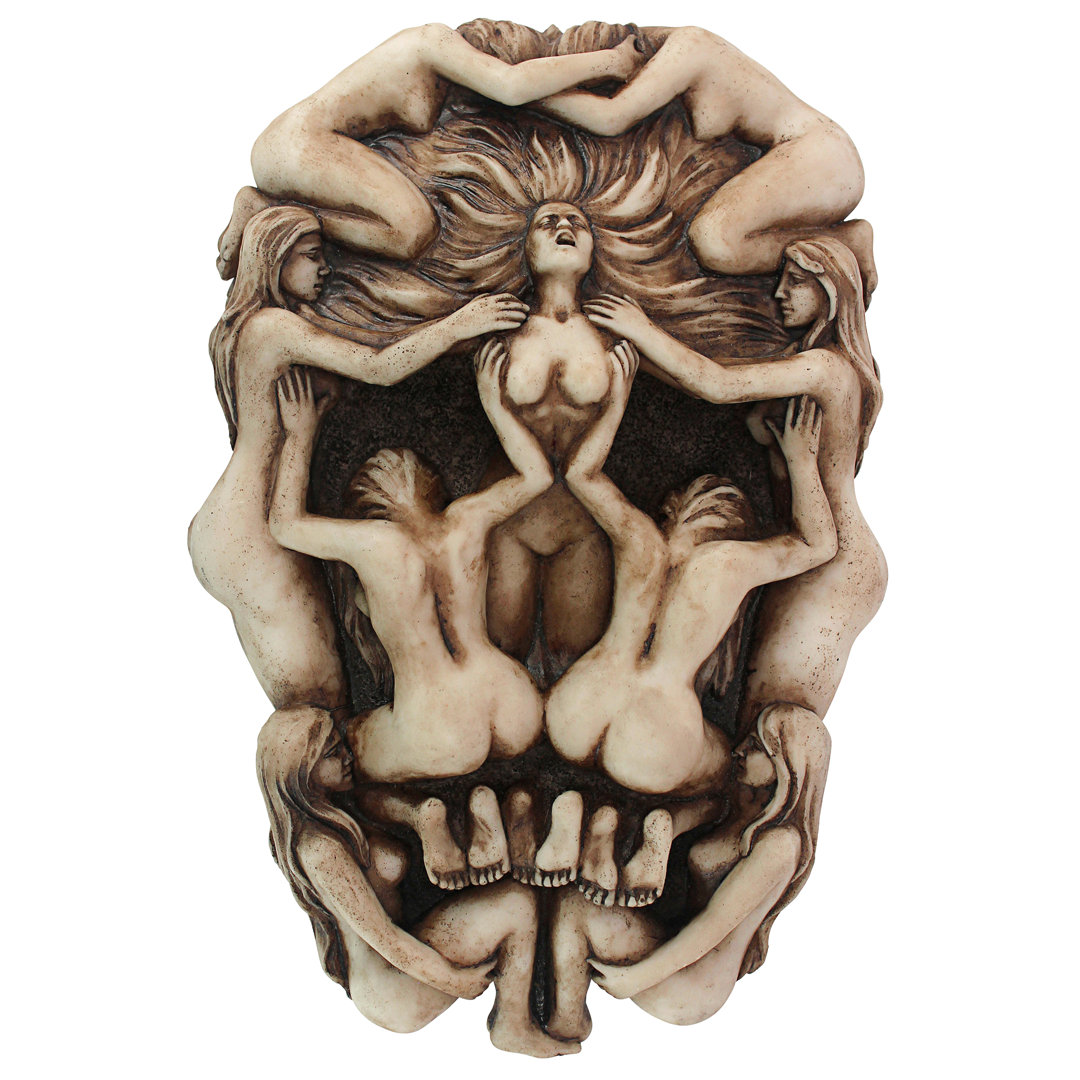 Memento Mori Gothic Death Skull Figurine Design Toscano