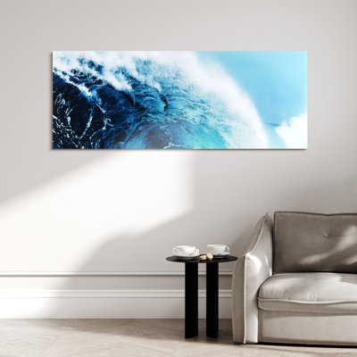 «Blue Wave I», impression sur verre trempé