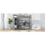 Lit mezzanine double avec tablettes multifonctionnelles et bureau sous le lit-1368232711