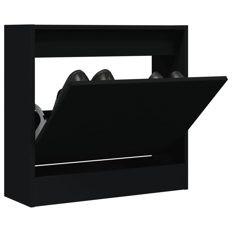2 Pair Shoe Storage, Black