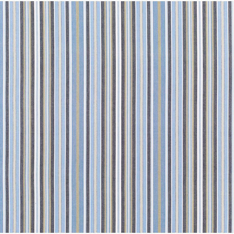 Avignon Stripe Fabric, Blue