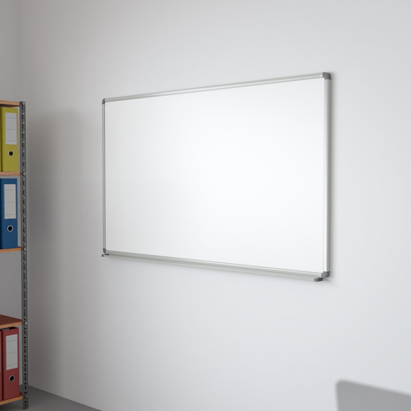 Magnes 3' W x 2' H Magnetic Marker Board with Galvanized Aluminum Frame, 3' H x 5' W