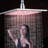 Rain Fixed Shower Head 2.5 GPM GPM