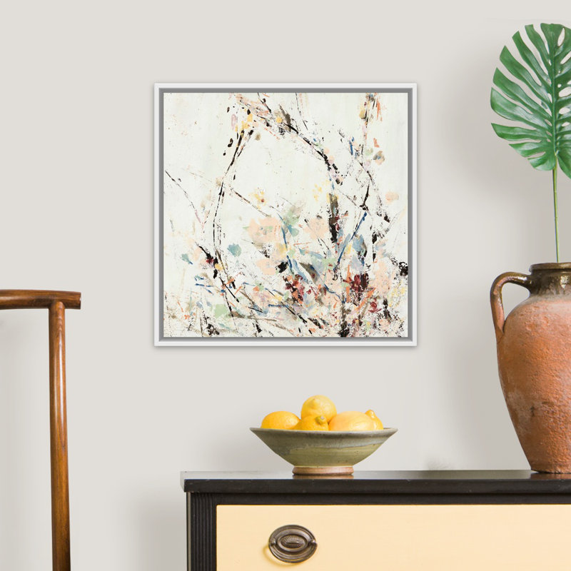 «Afprès Walk I» par Jodi Maas, reproduction d'art sur toile, H 22 po x l 22 po x P 1,75 po, Cadre flottant blanc