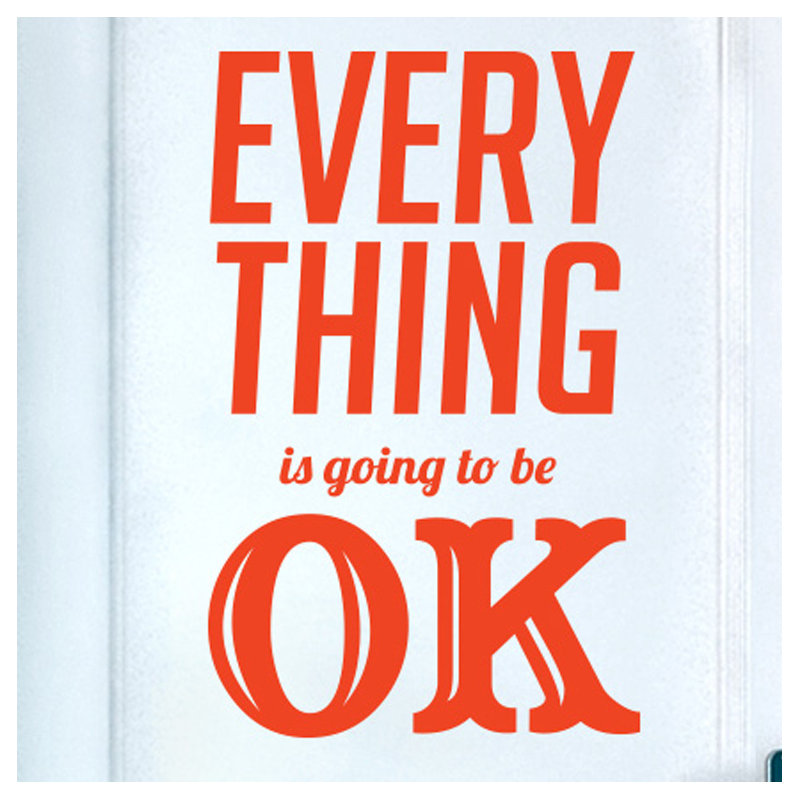Wall Decal, Orange