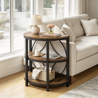 Obim 3-Shelve Manufactured Wood End Table