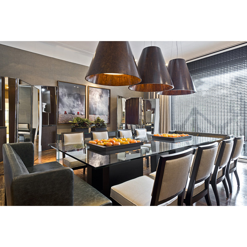1 - Light LED Pendant, Imbuia