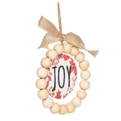 6.25'' Text & Numbers Holiday Shaped Ornament