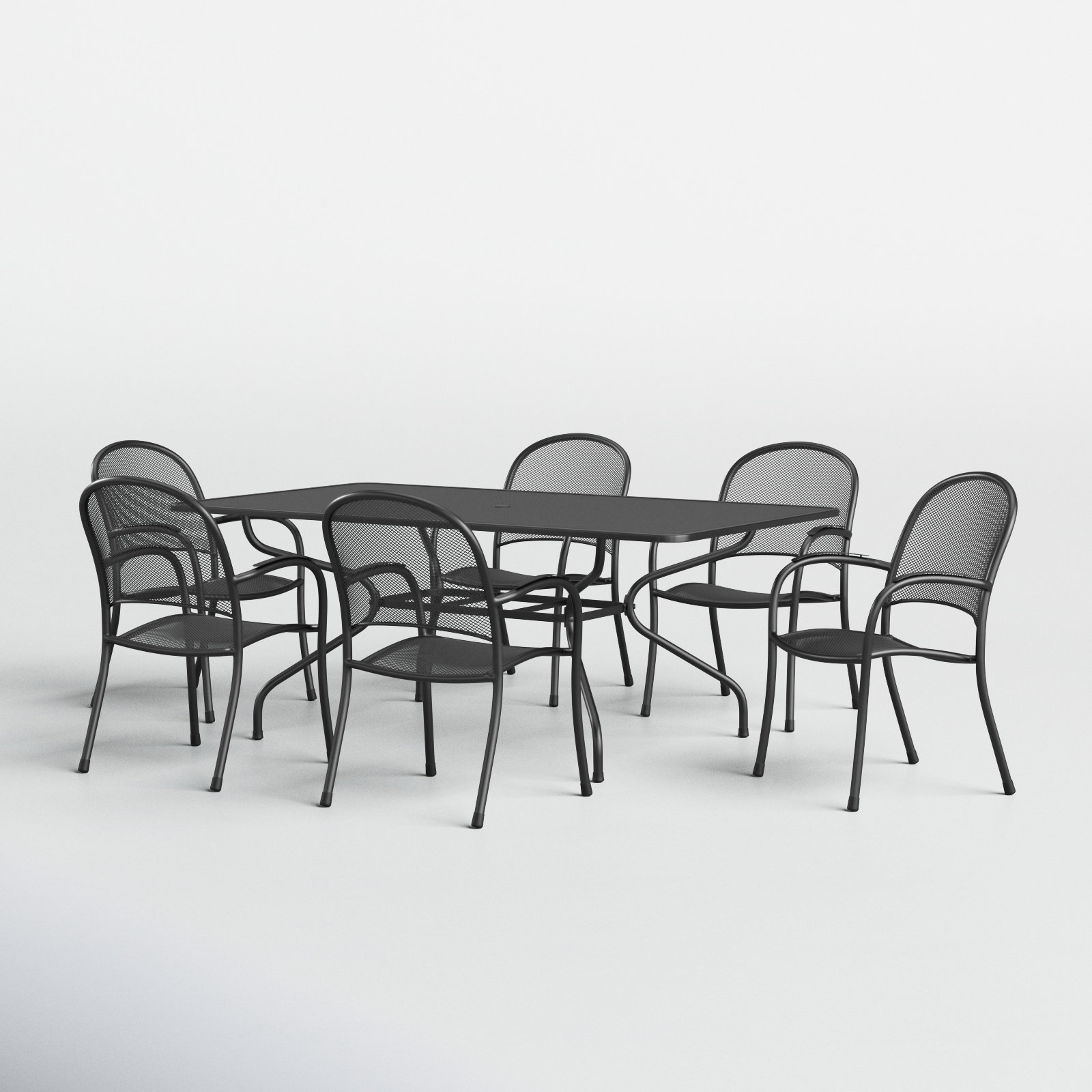 Waynesboro 42 " Patio Dining Set, Gray