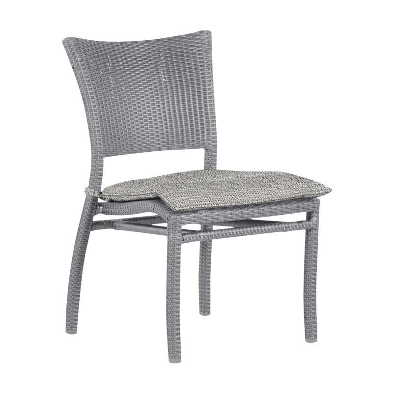 Chaise d'appoint d'extérieur Skye N-Dura, Huître, Welt, Caramel tweed