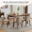 Polyester Upholstered Side Chair in Brown-1874451326