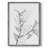 Charcoal Foliage Framed Print - Solid Wood-951567566
