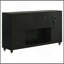 Commode chambre à coucher noire Mika-414915
