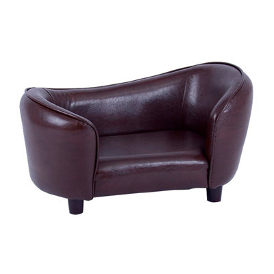 Meldrum Orthopedic Faux Leather Pet Bed