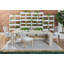 Chaise de patio avec coussin Paulsen