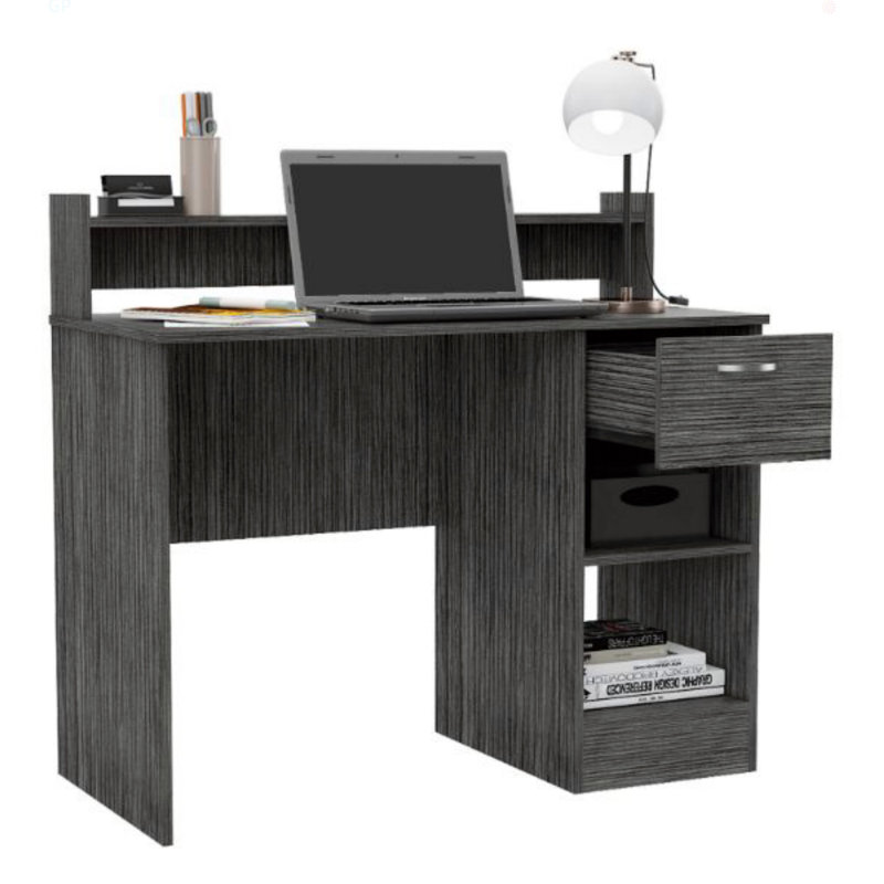 Portland 2-Shelf 1-Drawer Writing Desk