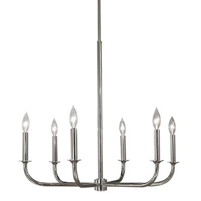 Lustree 6 lumières façon bougie/classique Rayleigh