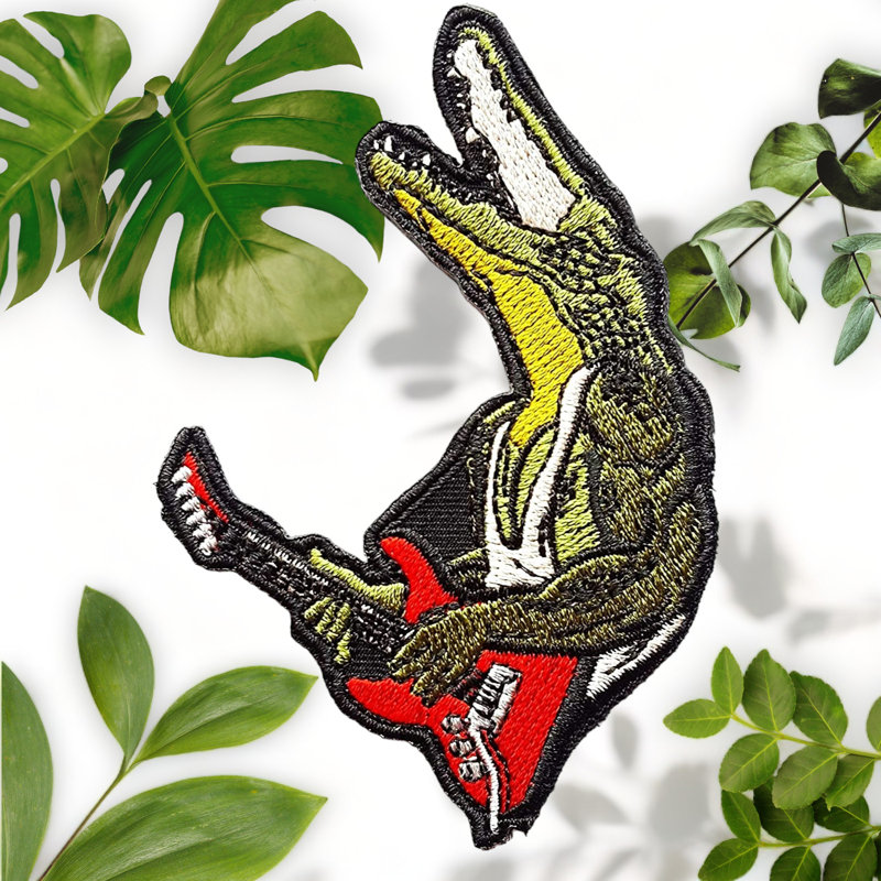 Rockin' Reptile Crocodile Guitar Patch Pack