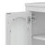 Ensemble de meuble-lavabo moderne simple avec un tiroir et deux portes en verre