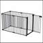 Barrière de sécurité réglable 150 po 6 panneaux de jeu en métal