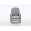 Chaise berçante confortable en lin et coton avec repose-pieds réglable, parfaite pour la détente et l'intérieur-747965953